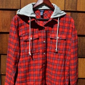 Red Flannel Hoodie